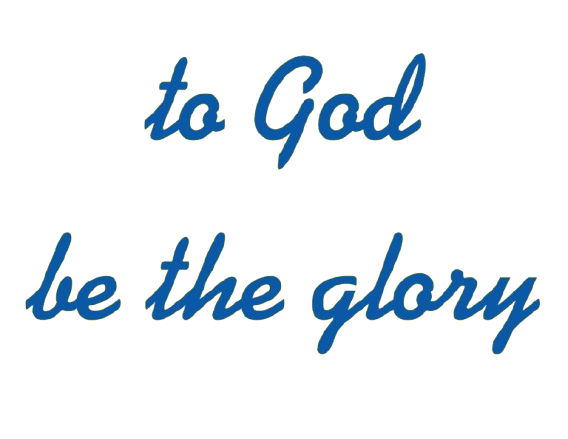 to God be the glory