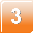 number 3 button icon