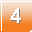 number 4 button icon