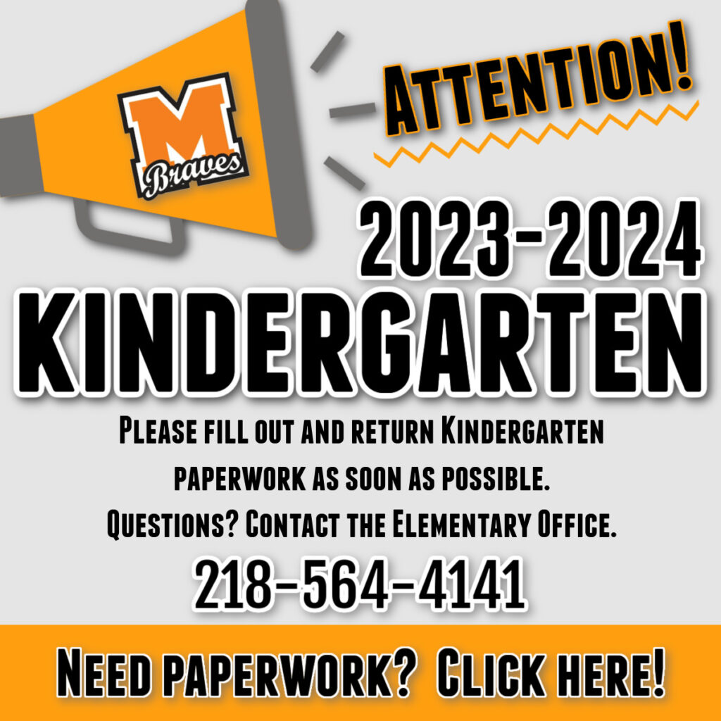 Kindergarten Paperwork Attention!