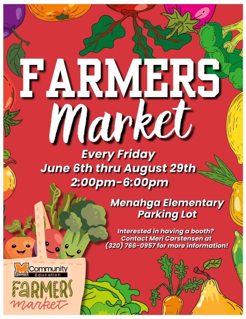 Menahga Farmers Market 2025