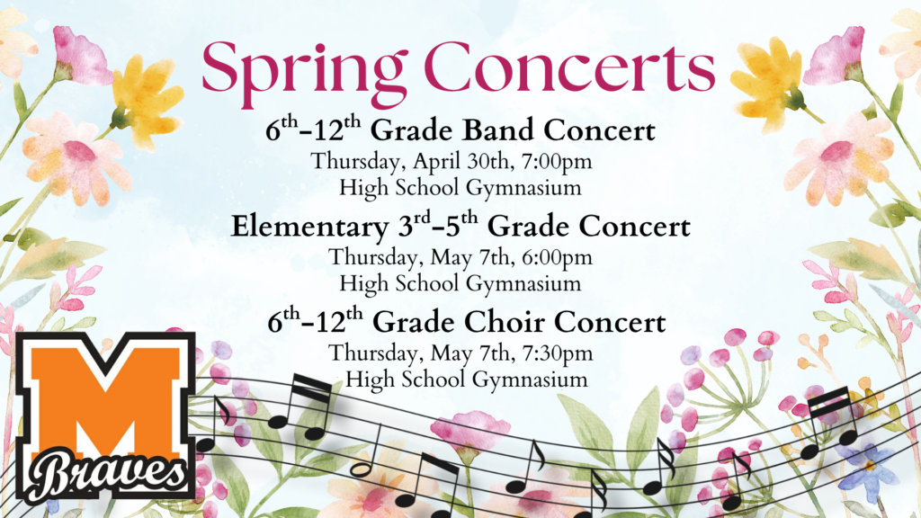 Spring Concerts Save the Date