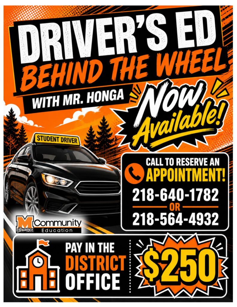 Driver's Ed Behind the Wheel - Flyer