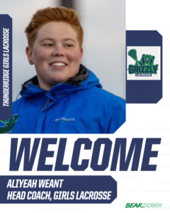 Aliyeah Weant named Girls Lacrosse Coach