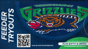 Boys Basketball Feeder Tryout Graphic with QR Code
