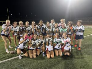 Girls Flag Football Team Photo on theField
