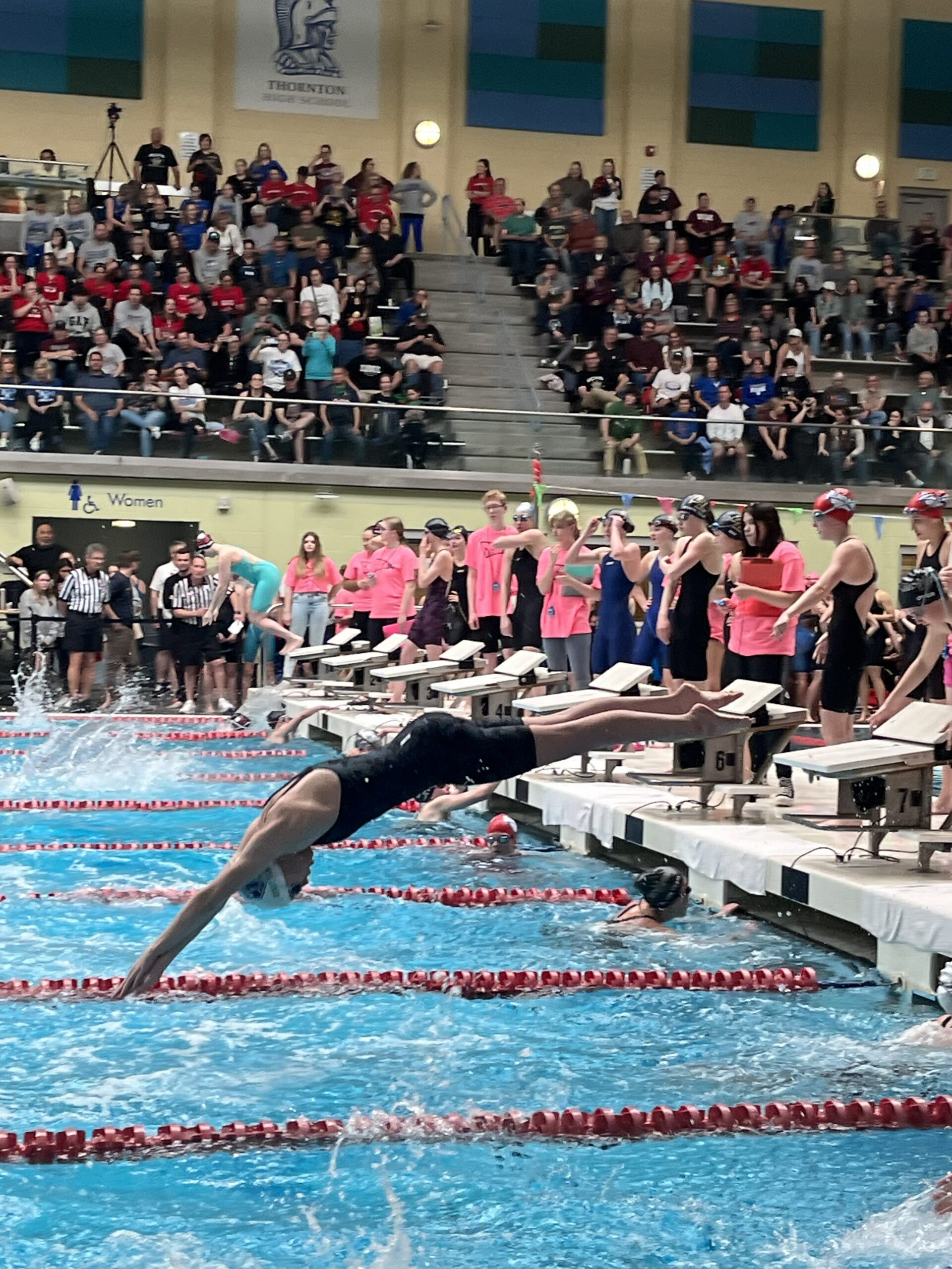 Katelin Fawcett dive