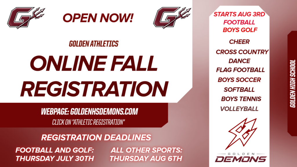 Fall Registration Open Now!