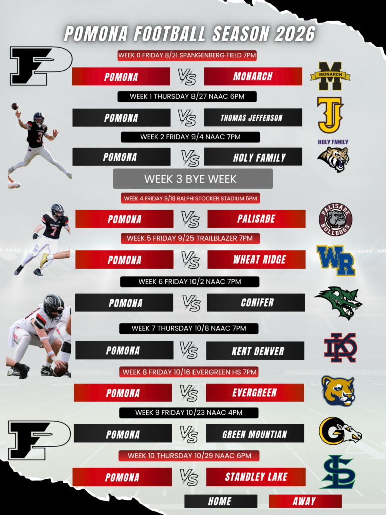 2026 Season Schedule