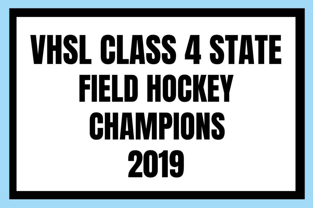 2019 Field Hockey State Champions