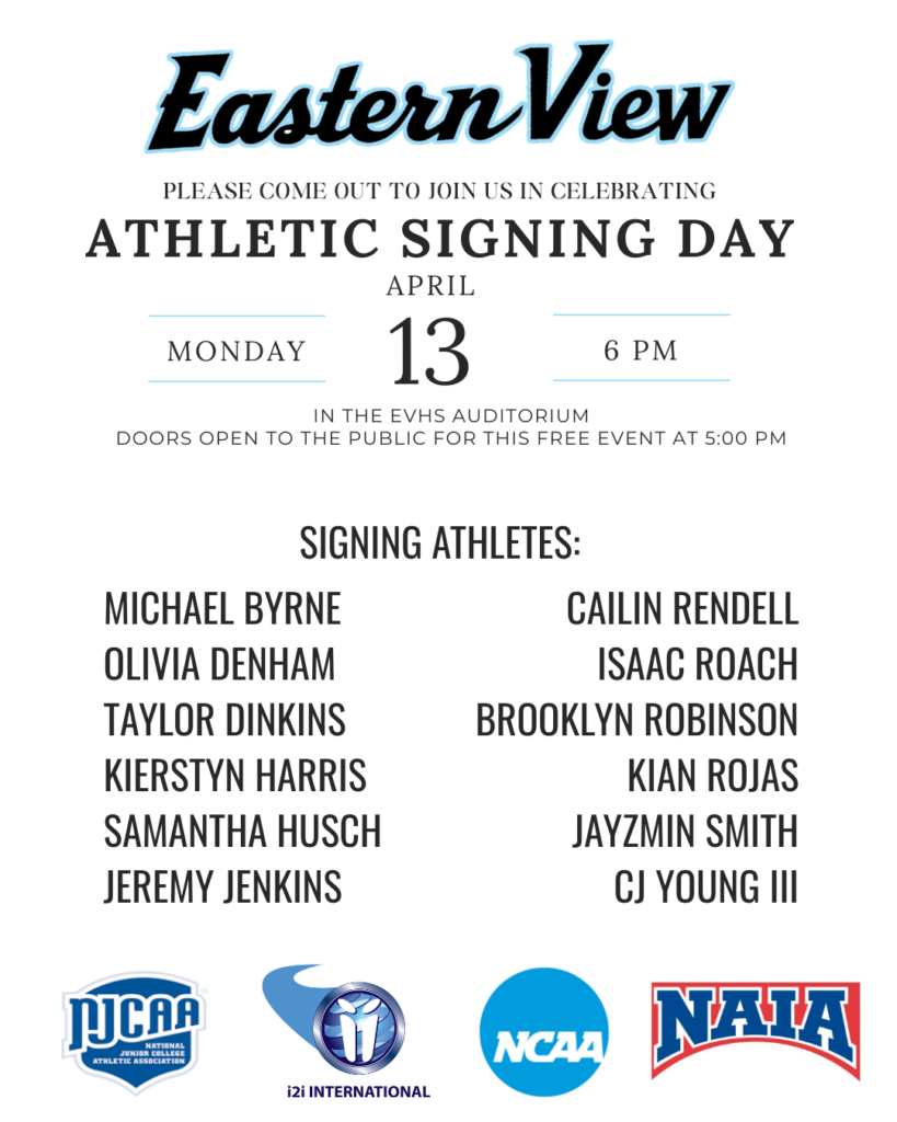 Signing Day Sheet
