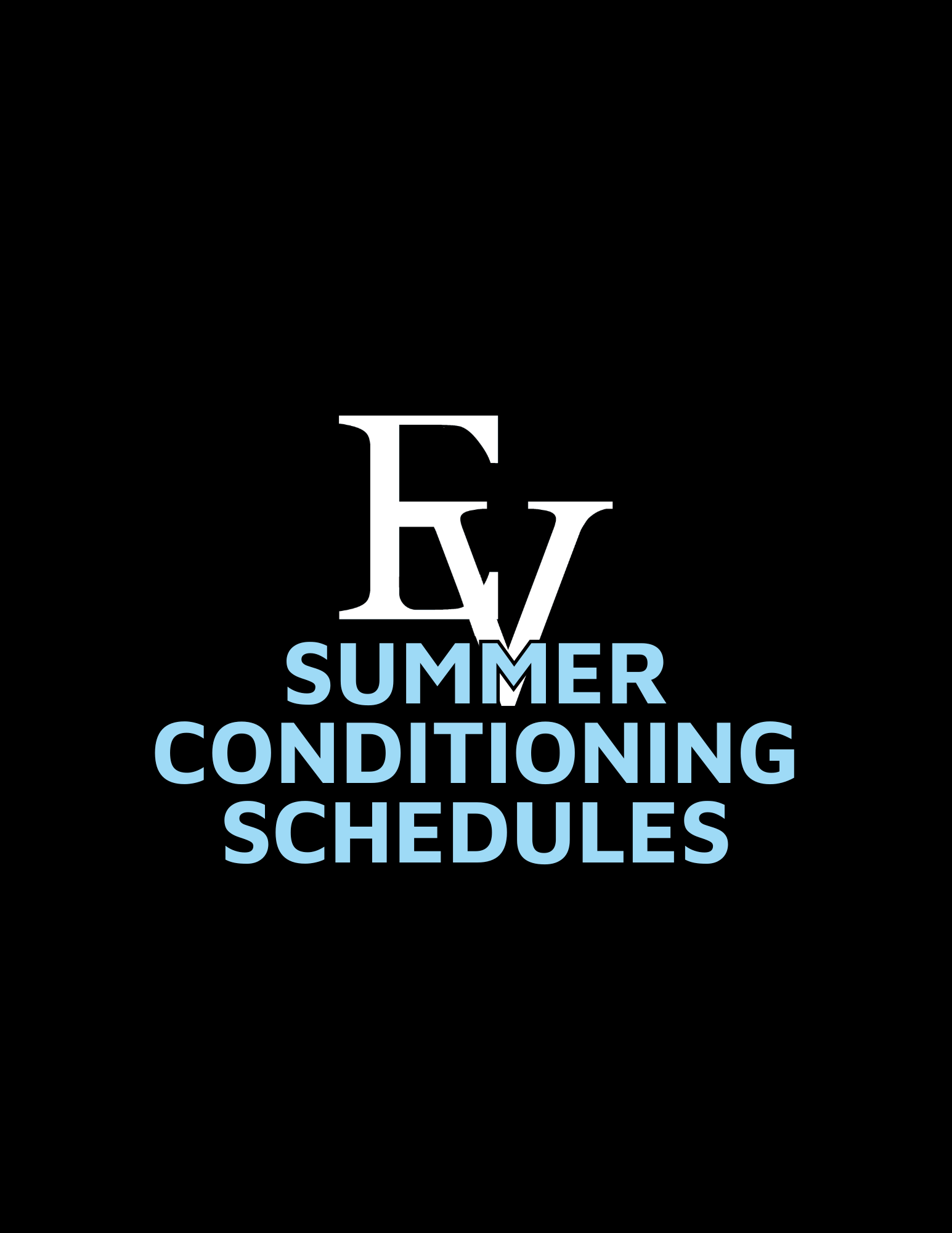 summer conditioning schedules
