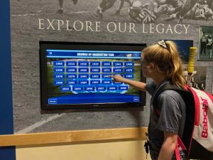 Noble’s New Touchscreen Athletic Hall of Fame