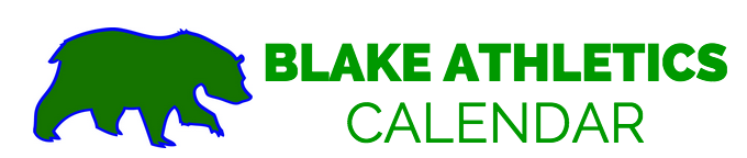 Blake athletics calendar