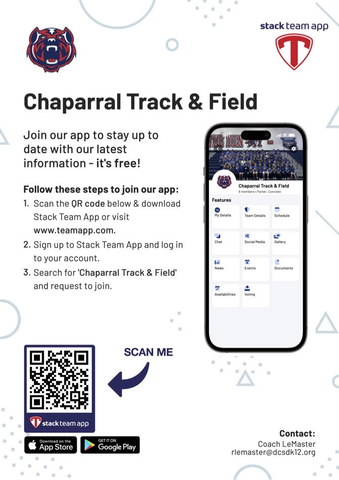 TRACK COMMUNICATION APP | Chaparral High School (CO)