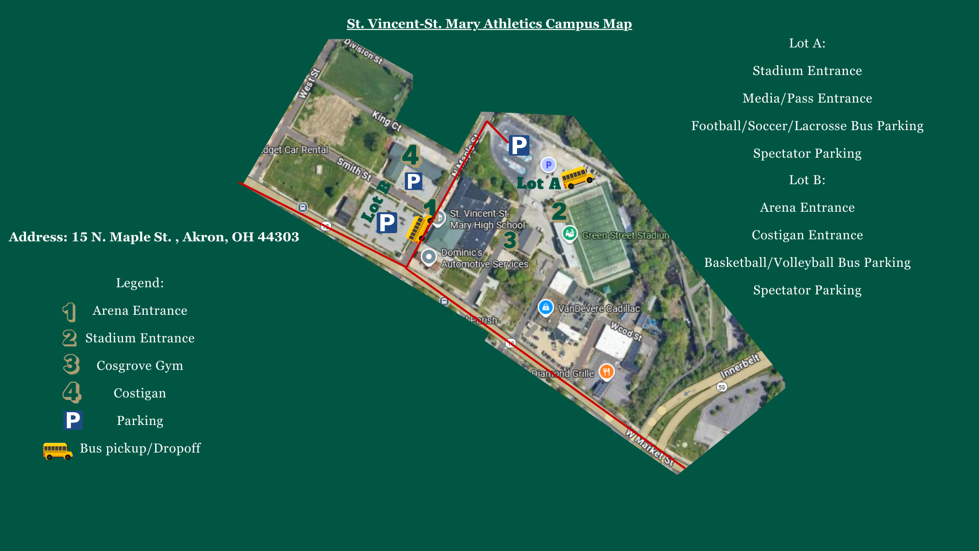 Stvm Campus Map | St. Vincent – St. Mary High School (OH)