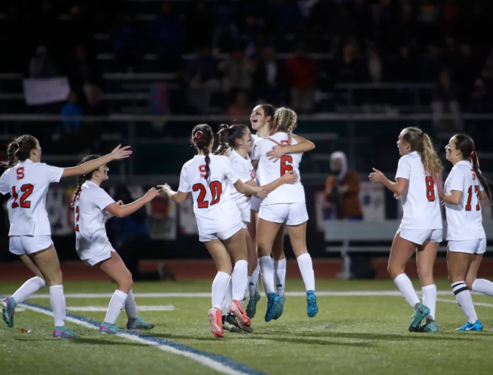 Girls Soccer Celebrates in Regionals