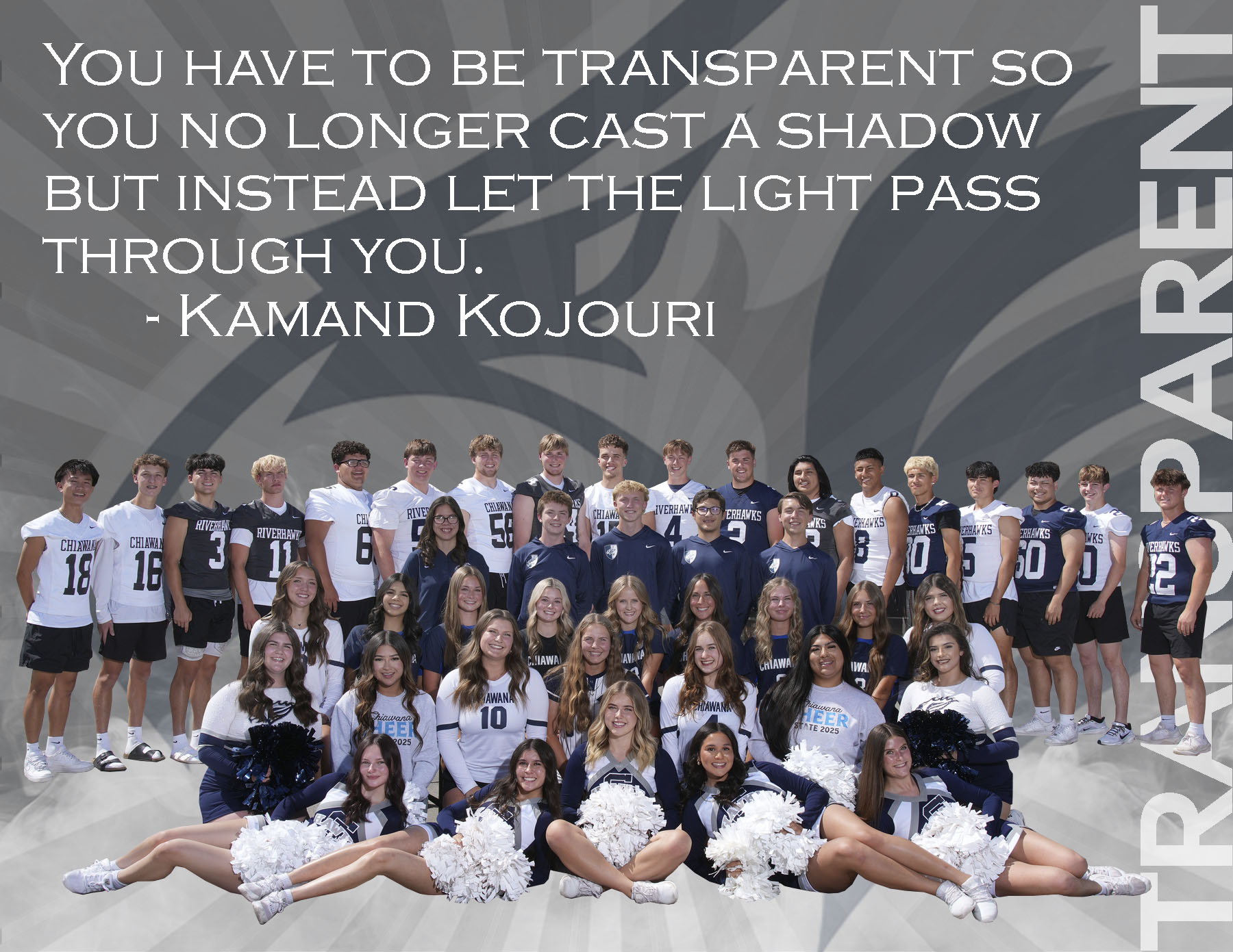 Core Values Athletic Program Core Values Fall 2025: Athletics “Transparent” | Chiawana High School (WA)