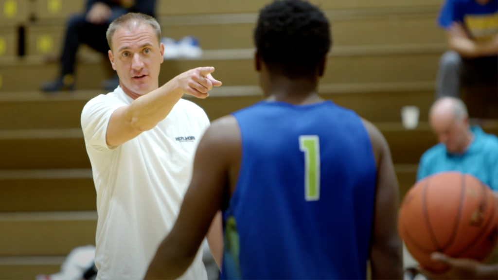 Luke Meier speaks at 2023 Coaches Clinic