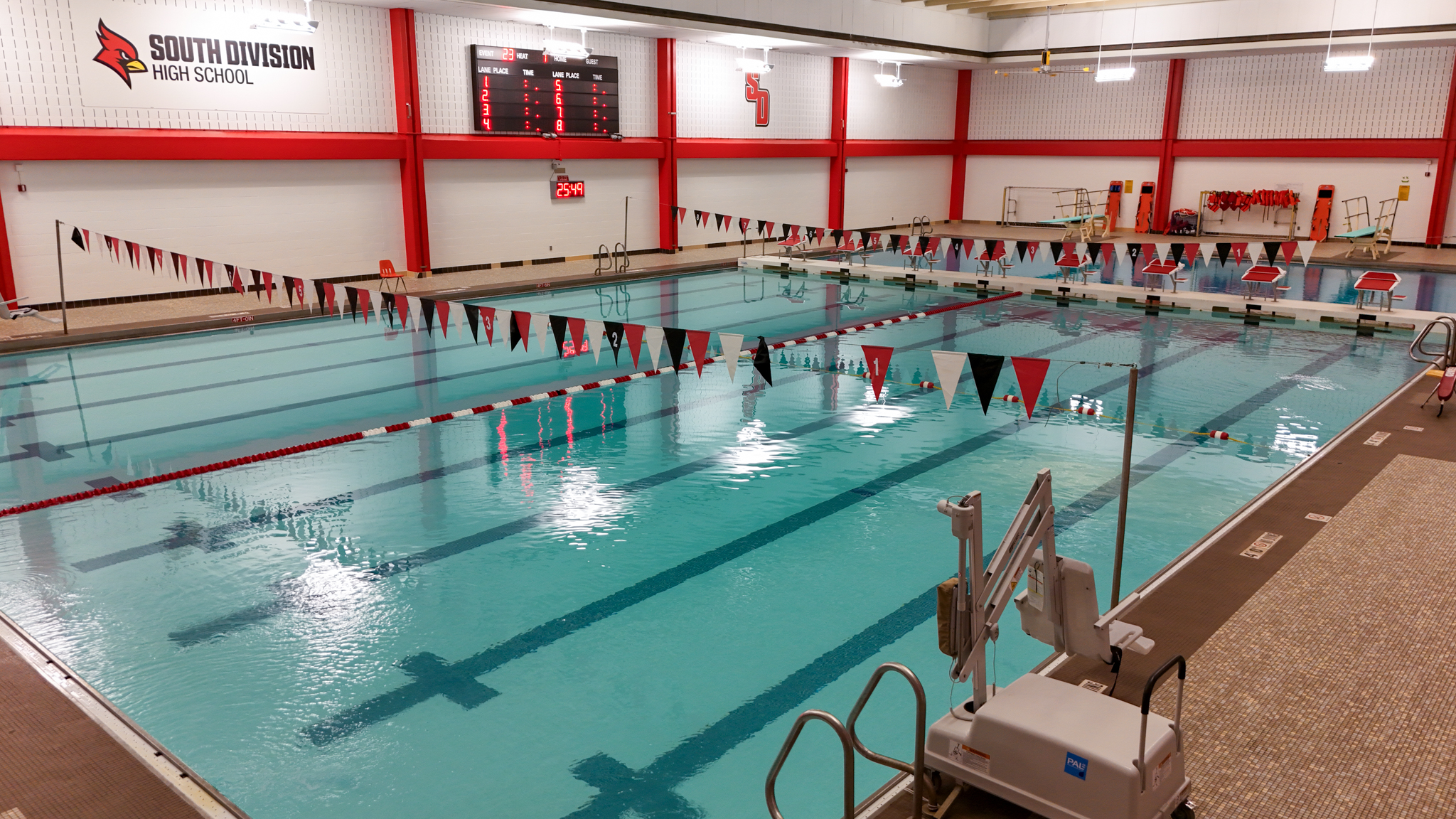 Aerial Photo of South Division HS Pool