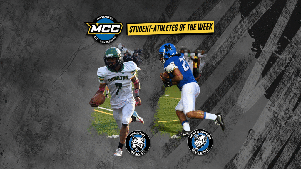 Hamilton's Latayvious Brown and North Division's Yuri Esteves named MCC Student-Athletes of the Week for the week of Sept. 7-13