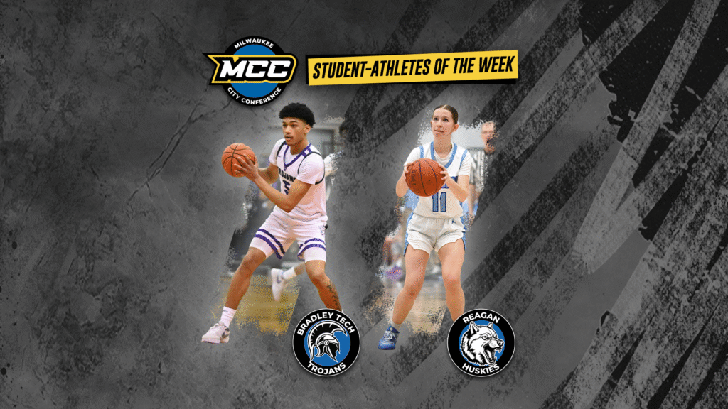 Jakari Smith (Bradley Tech High School) and Shannon Maher (Reagan High School) were named the Milwaukee City Conference Student-Athletes of the Week for the week of Dec. 14-20. 