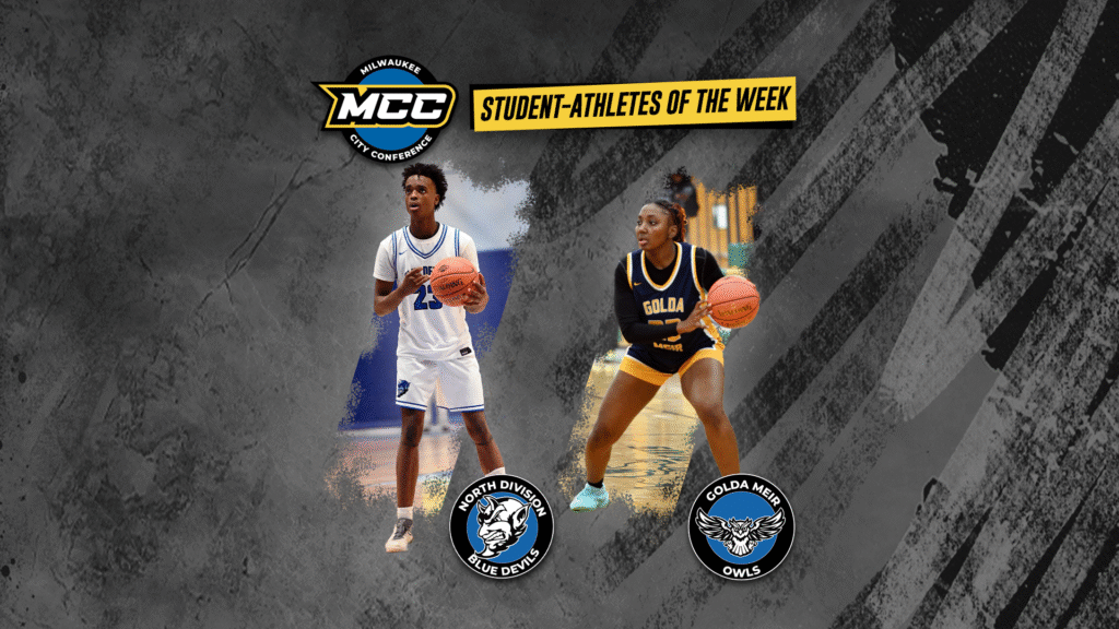 Aniya Blackmon (Golda Meir School) and Jeff Dills Jr. (North Division High School) were named the Milwaukee City Conference Student-Athletes of the Week for the week of Dec. 28 - Jan. 3.