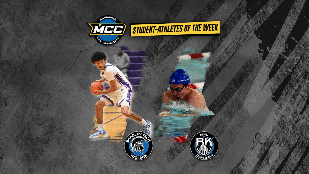 King’s Van Iersel and Bradley Tech’s Smith MCC Student-Athletes of the Week (Feb. 9)