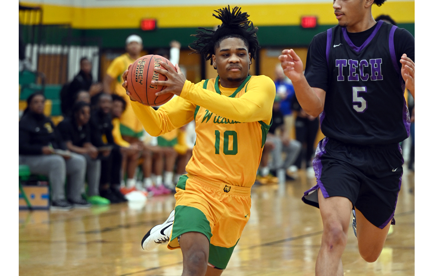 On Friday, Feb. 20, Hamilton guard Jayden Burrell had a night to remember, scoring his 1,000th career point in a non-conference matchup against Golda Meir.