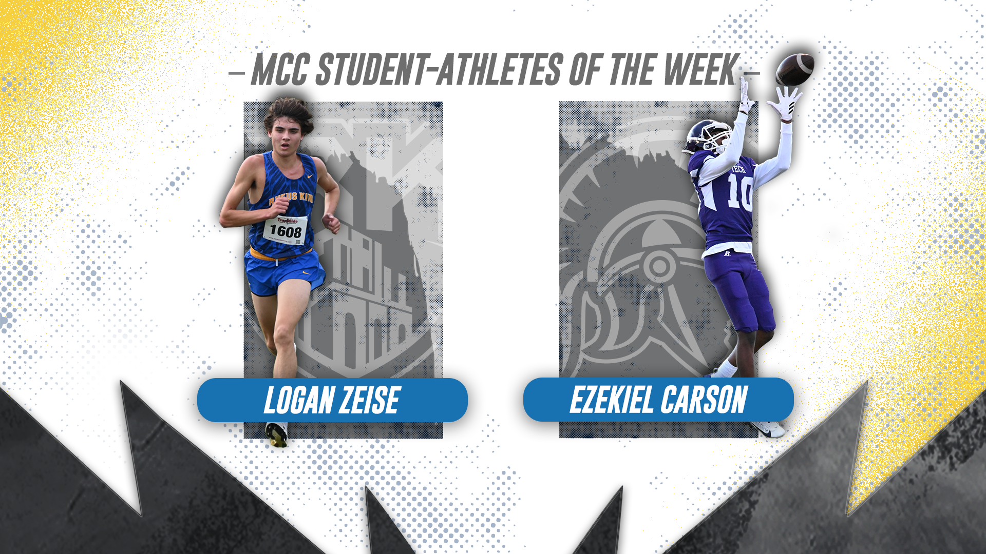 Logan Zeise and Ezekiel Carson graphic illustration