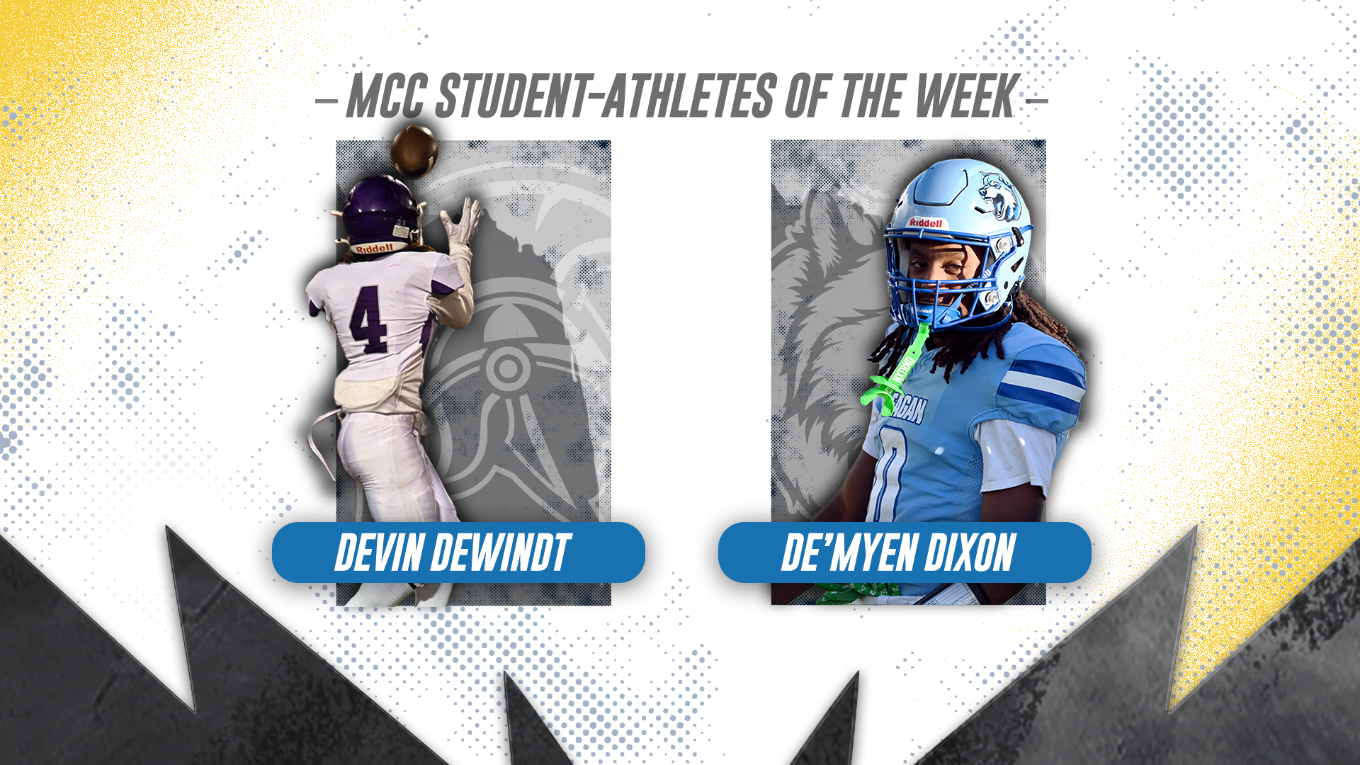 Devin Dewindt and De'Myen Dixon graphic illustration