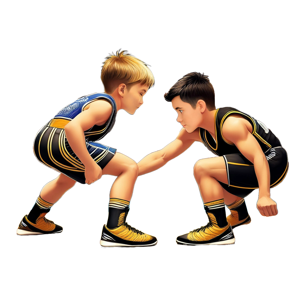 Youth Wrestling Clip art