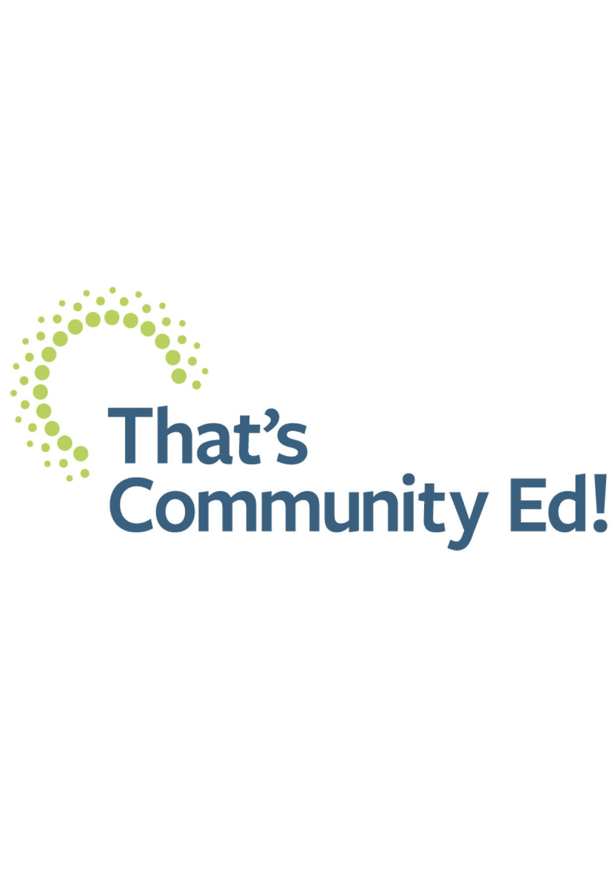 That's Community Ed