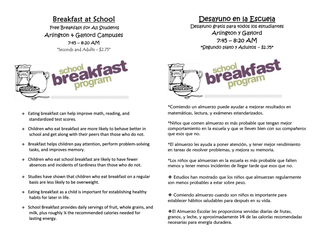 Breakfast Flier