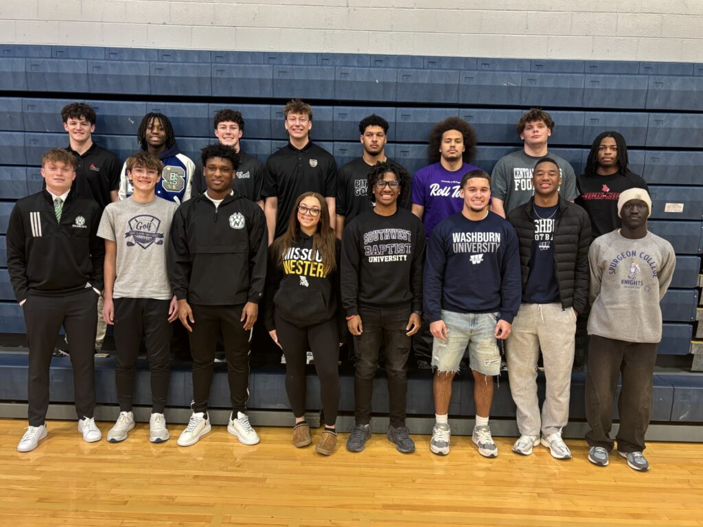Front Row: (L to R)      Caden Scalfaro, Ethan Gilmore, Gary Hill, Kyndal Armstrong, Gavin Nash, Darius Morgan, Chance Taylor, Atahir Neff
Back Row: (L to R)      Wyatt Denney, Blayne Marshall, Parker Hunt, Luke Strickert, Xavier Gammon, Jaden Richberg, Hudson Lundberg, Jabari Howard
