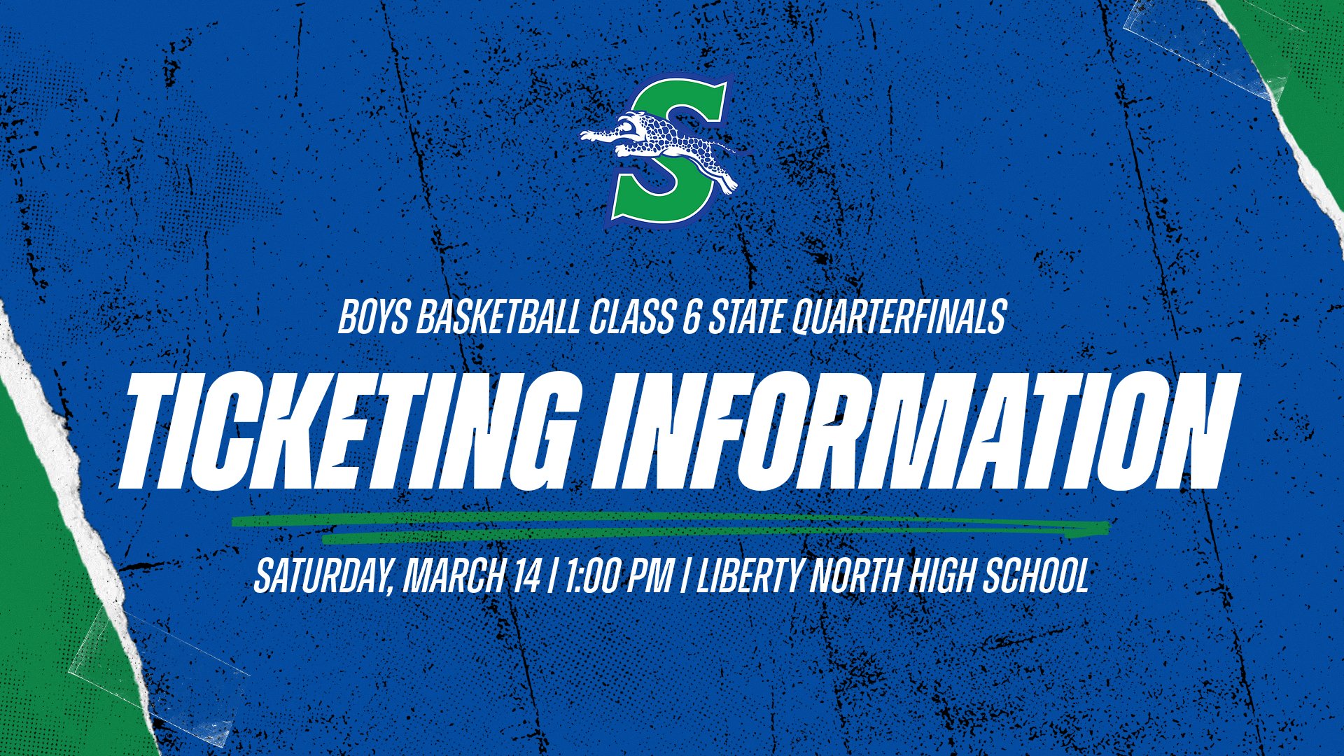 Boys Basketball Class 6 State Quarterfinal Ticketing Information.