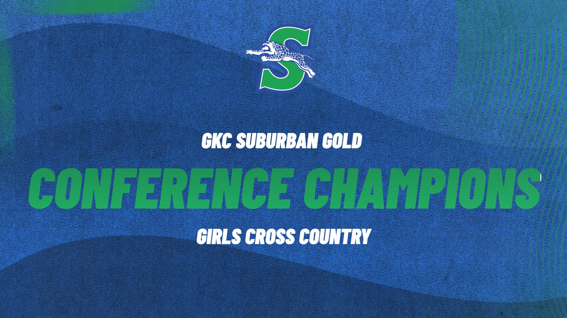 GKC Suburban Gold Conference Champions Girls Cross Country.