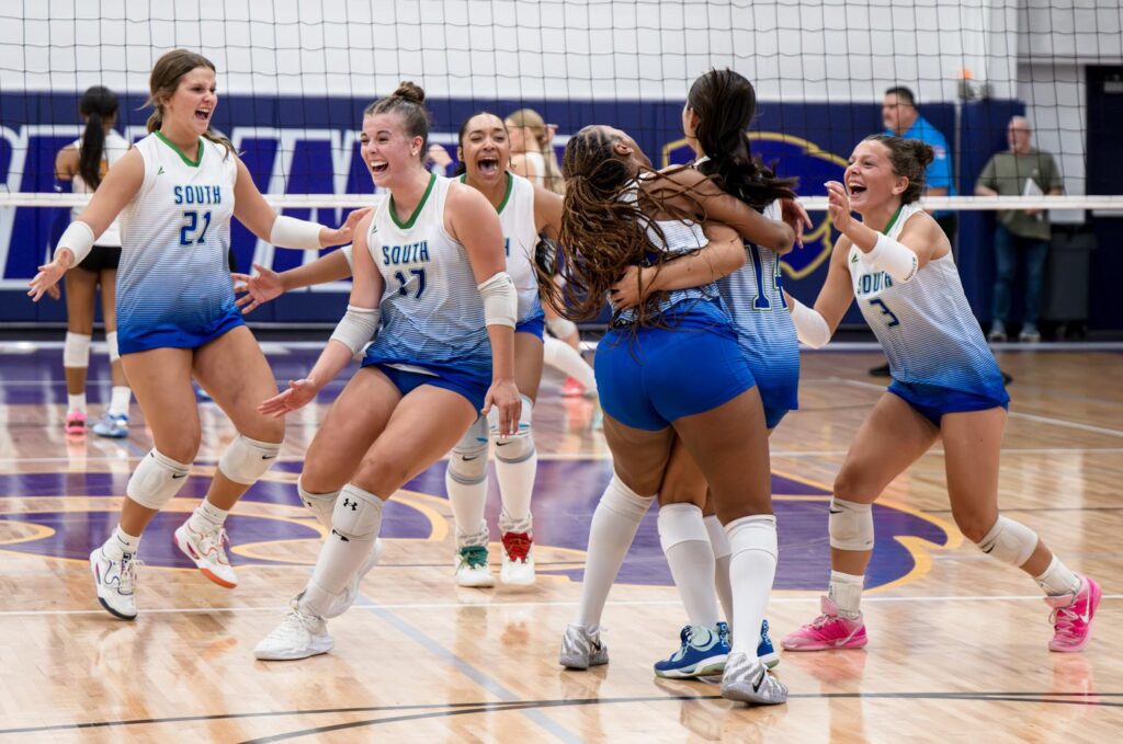 Volleyball Celebration Photo.