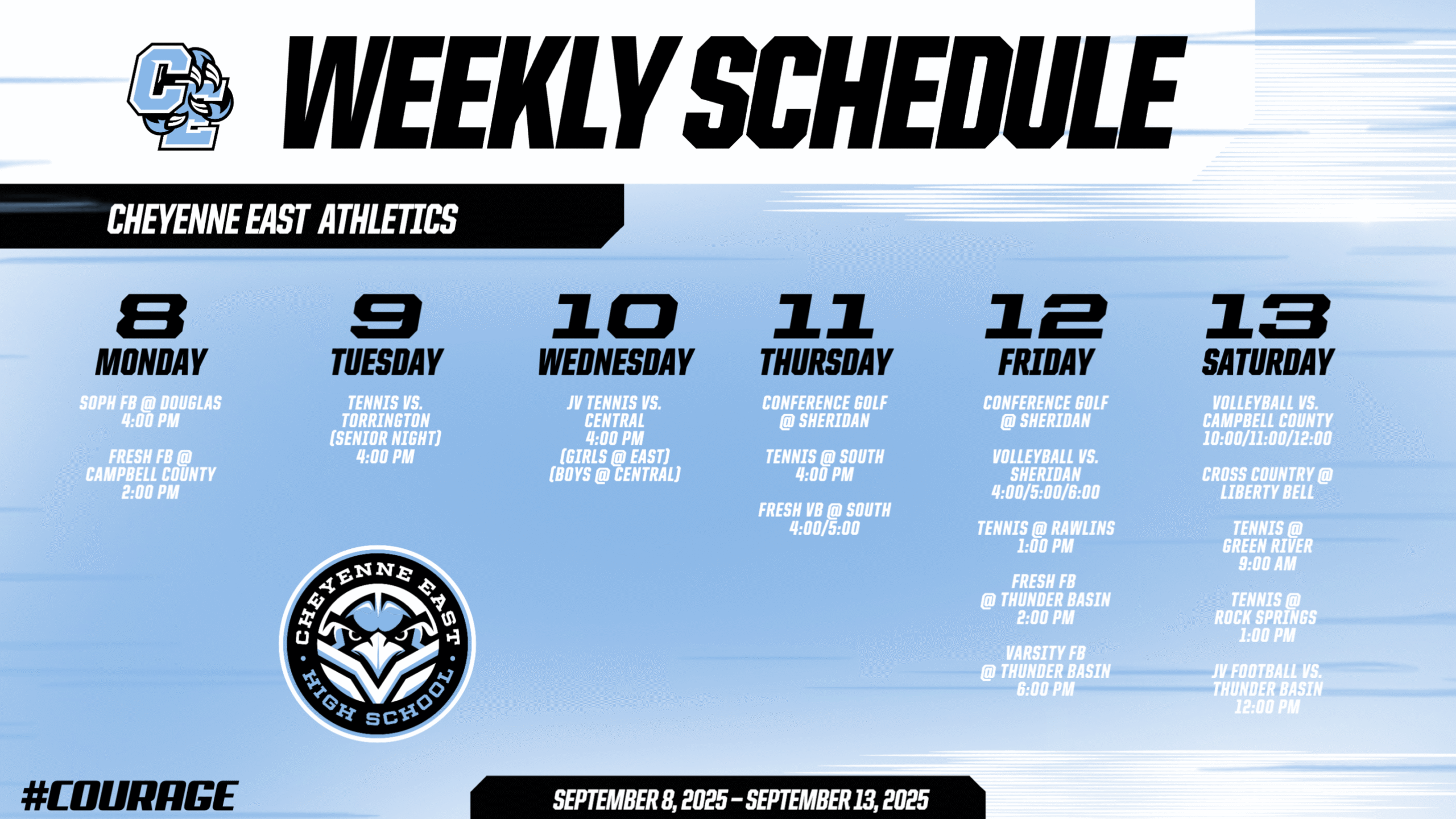 Week of Sept. 8