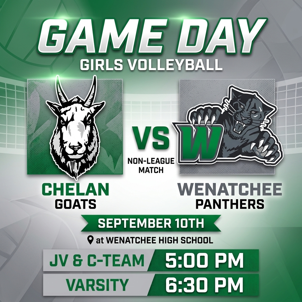 Volleyball game day at Wenatchee
