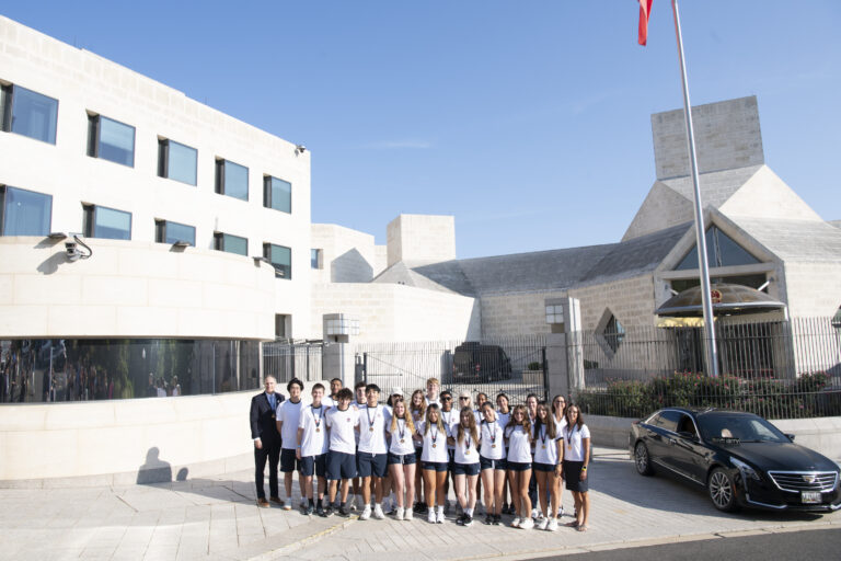 MCPS Pickleball Ambassadors and guests visit the