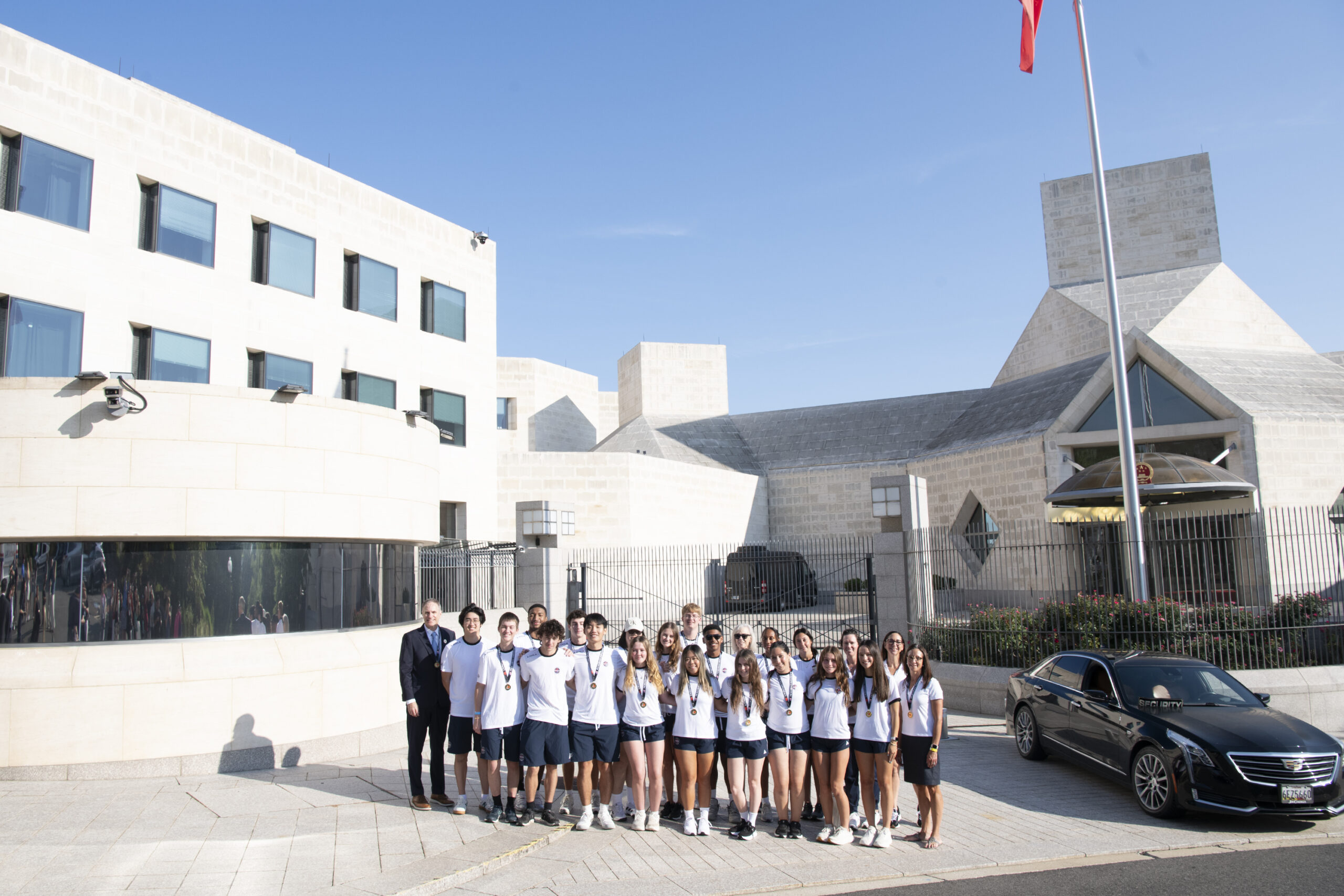 MCPS Pickleball Ambassadors and guests visit the