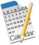 clipart of calendar used for place holder