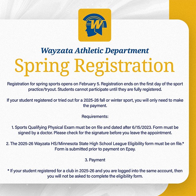 Spring Registration