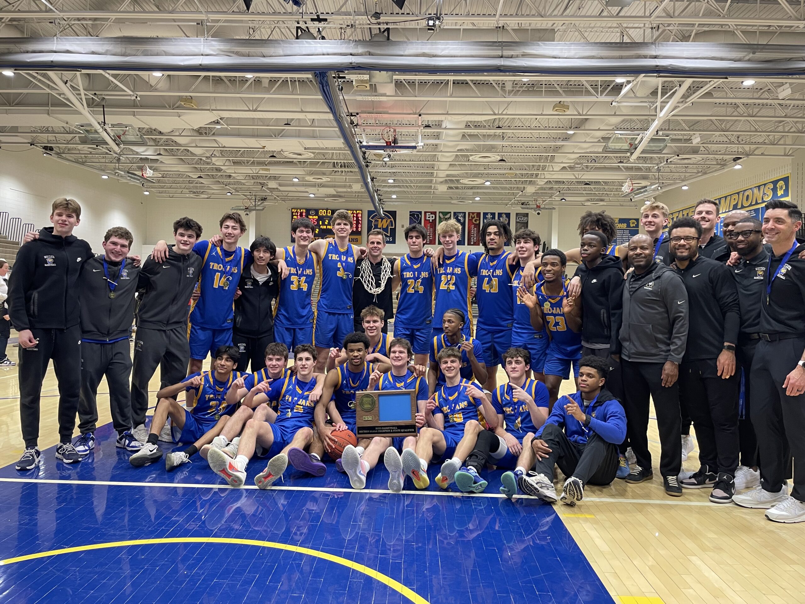 2026 Boys Basketball Section Champions