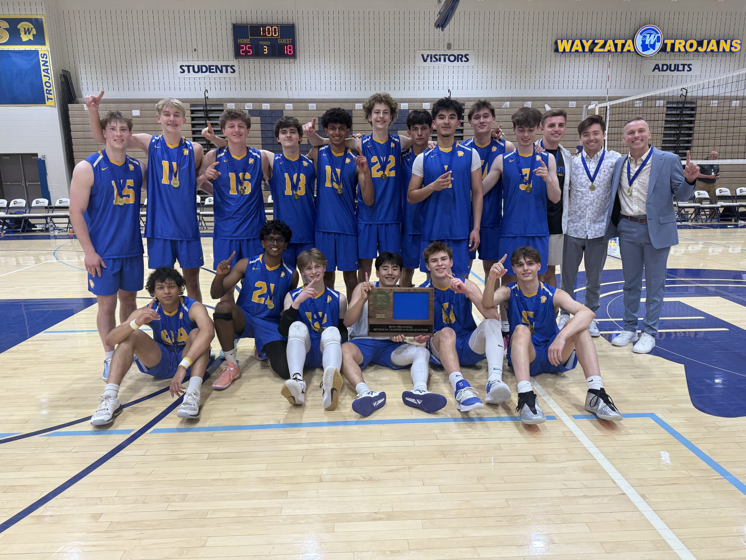 2026 Boys Volleyball Section Champions