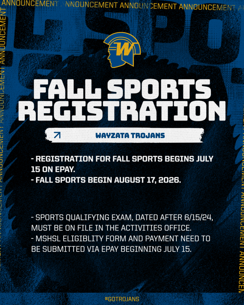 2026 Fall Sports Registration