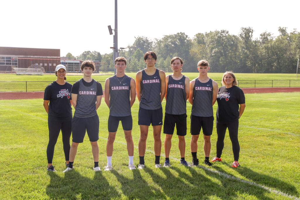 The boys' cross country team 2025.