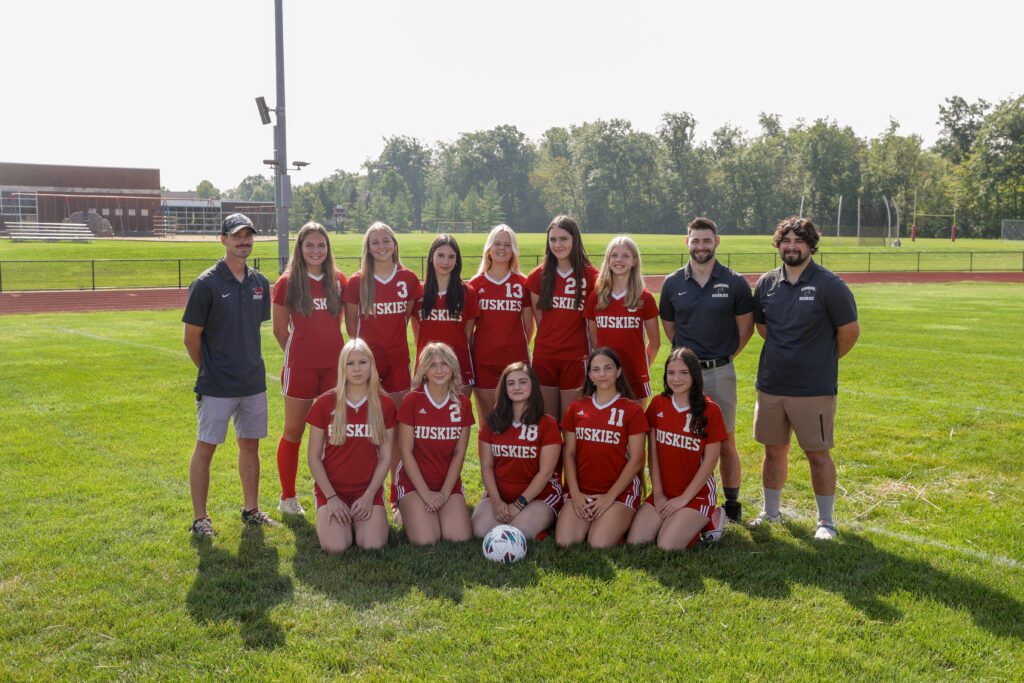 The girls' soccer team in 2025.