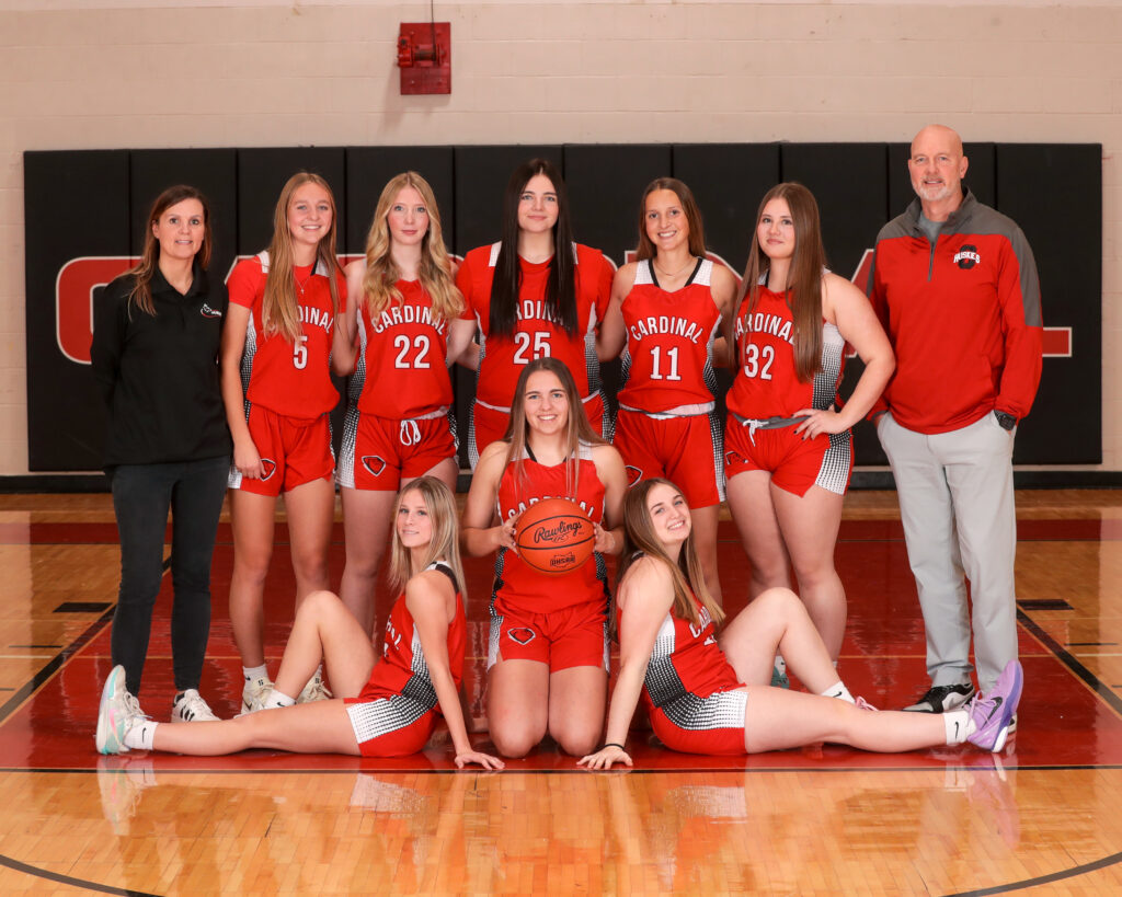 Girls Varsity Basketball for the 2025-2026 season.